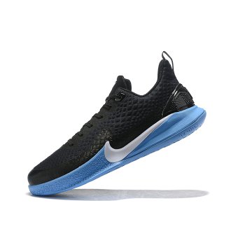 2020 Nike Mamba Focus Black Silver-Blue Shoes